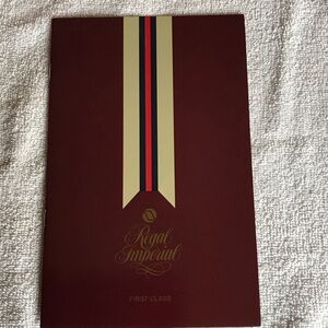Northwest Orient Regal Imperial First Class Menu - Vintage